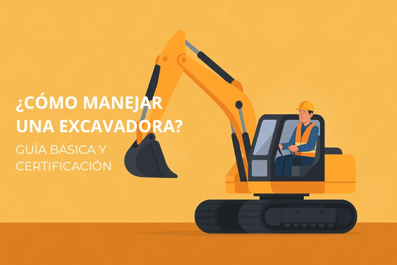 como manejar excavadora